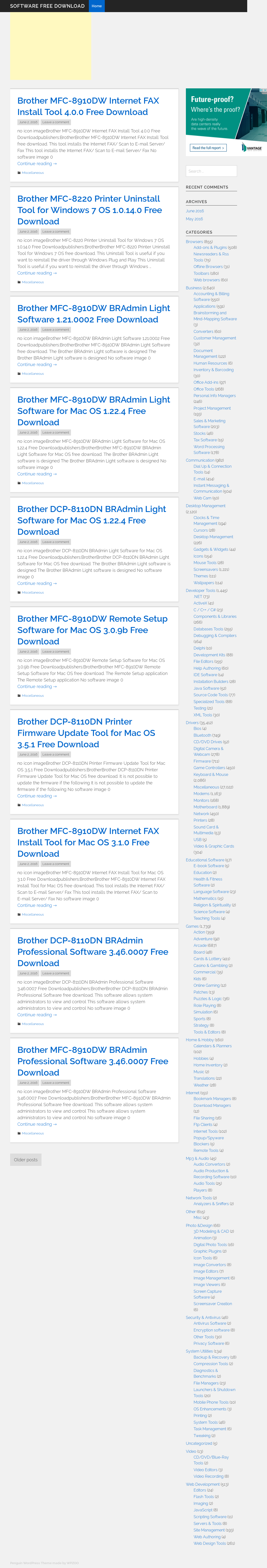 Brother Bradmin Light Download Mac